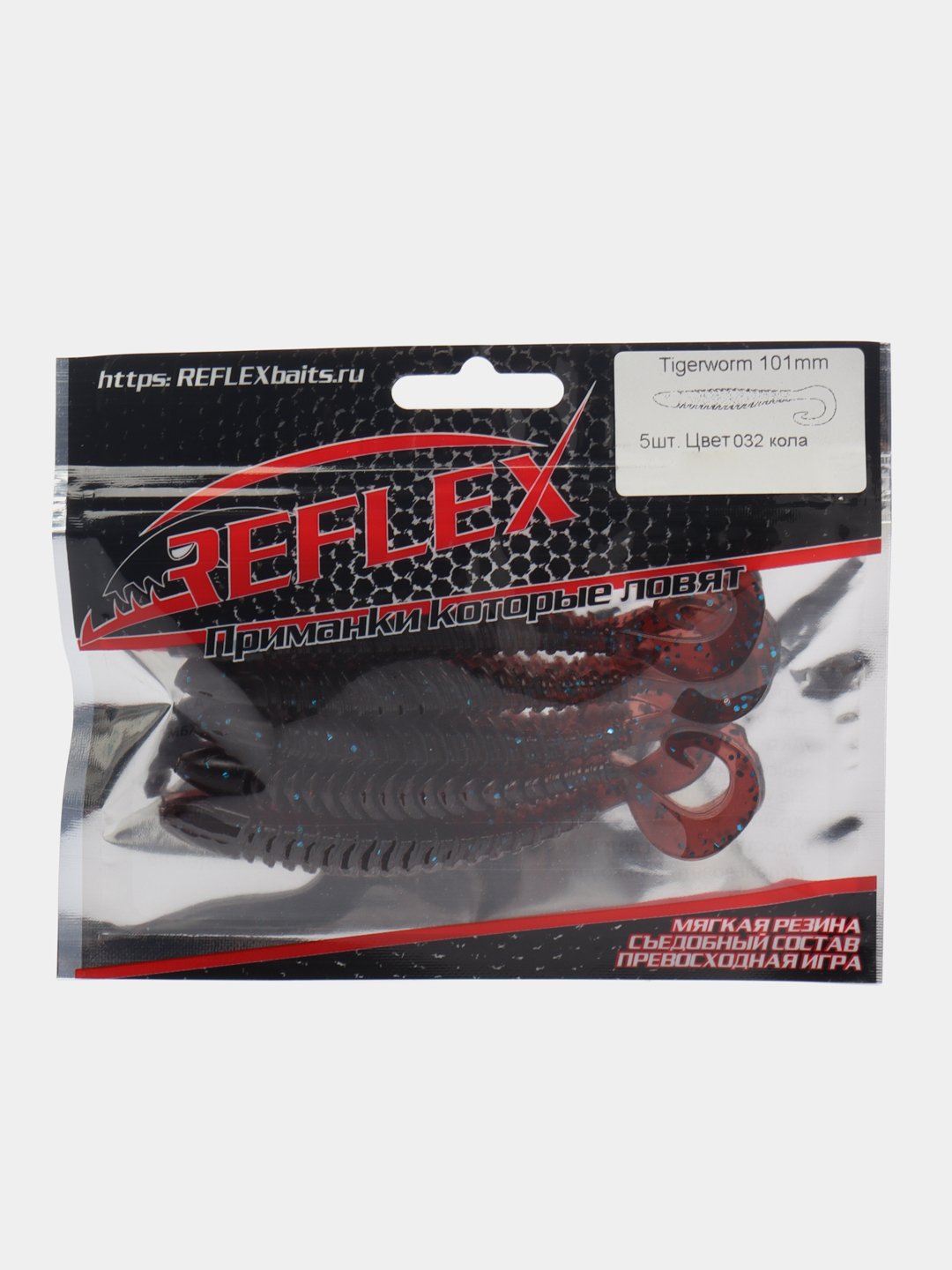 Твистер Reflex Tigerworm 4