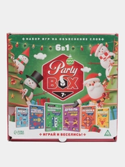 Набор игр для праздника Party box, 6 в 1, по 20 карт в каждой игре