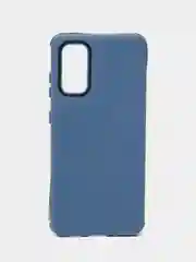 Синий чехол усиленный с рамкой для Samsung Galaxy S20, силиконовый