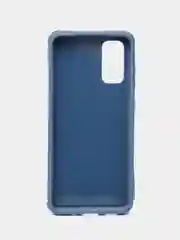 Синий чехол усиленный с рамкой для Samsung Galaxy S20, силиконовый