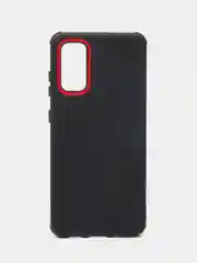 Угольный чехол усиленный с рамкой для Samsung Galaxy S20, силиконовый