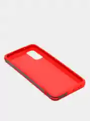 Красный чехол усиленный с рамкой для Samsung Galaxy S20, силиконовый