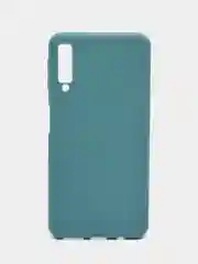Зеленый чехол для Samsung Galaxy A7 2018, А750 (Самсунг Галакси А7), прозрачный