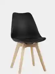 Стул кухонный Eames с мягким сиденьем, комплект 1шт, 2шт, 4шт (белый, черный)