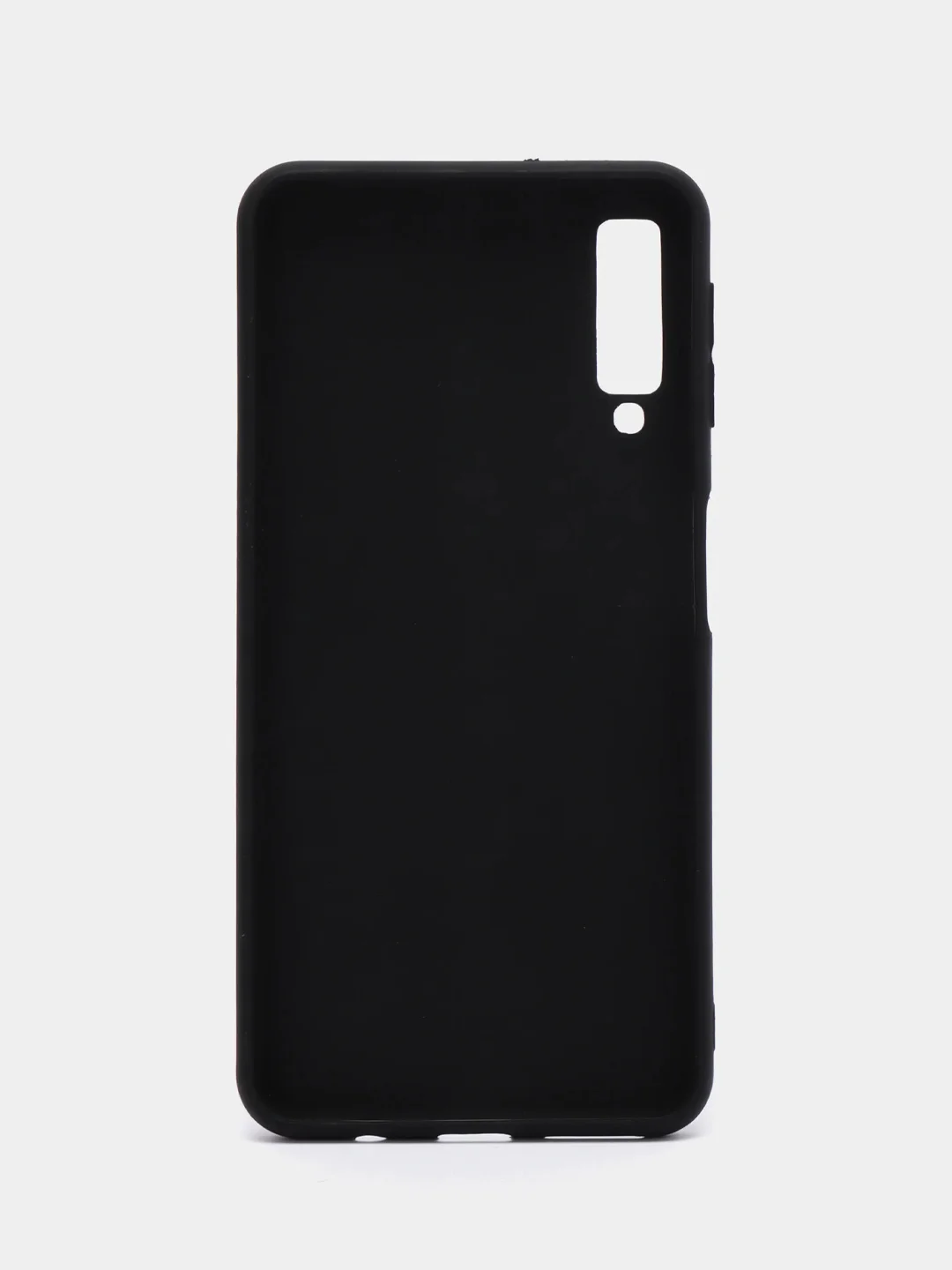 Черный чехол для Samsung Galaxy A7 2018, А750 (Самсунг Галакси А7), прозрачный