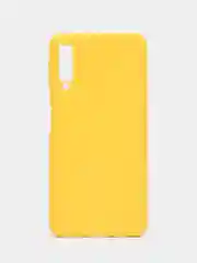 Желтый чехол для Samsung Galaxy A7 2018, А750 (Самсунг Галакси А7), прозрачный