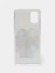 Синий меланж чехол Samsung Galaxy A51 (Самсунг Галакси А51) силиконовый с рисунком