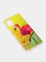 Лимонный чехол Samsung Galaxy A51 (Самсунг Галакси А51) силиконовый с рисунком