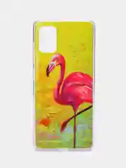 Лимонный чехол Samsung Galaxy A51 (Самсунг Галакси А51) силиконовый с рисунком