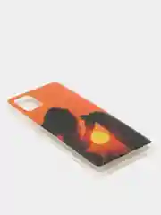 Медный чехол Samsung Galaxy A51 (Самсунг Галакси А51) силиконовый с рисунком