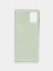 Серый металлик чехол Samsung Galaxy A51 (Самсунг Галакси А51) силиконовый с рисунком