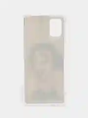 Светло-оранжевый чехол Samsung Galaxy A51 (Самсунг Галакси А51) силиконовый с рисунком