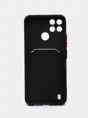 Прозрачный чехол с отделением для пластиковой карточки REALME C21Y