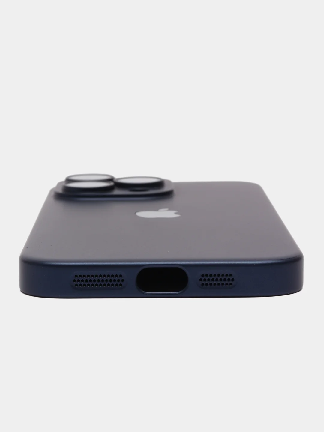 Синий чехол для iPhone 13, 13 Pro, 13 Pro Max / 12, 12 Pro, с защитой камеры для айфона, жесткий