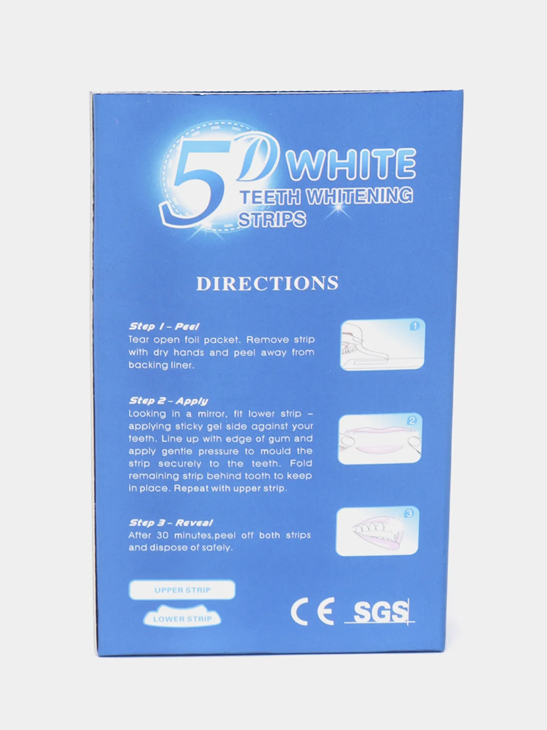 Отбеливающие полоски для зубов 5D white