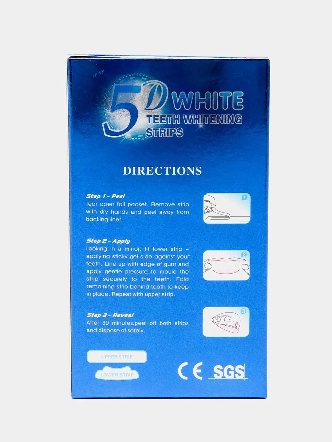 Отбеливающие полоски для зубов 5D white