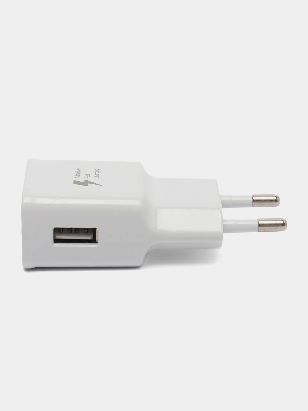 Белый блок питания с кабелем USB - Micro, Lightning