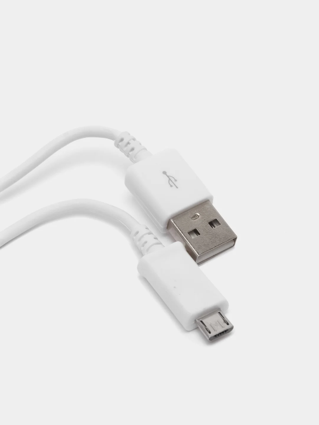 Белый блок питания с кабелем USB - Micro, Lightning