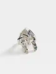 Серебряный кольцо "Шлем"
