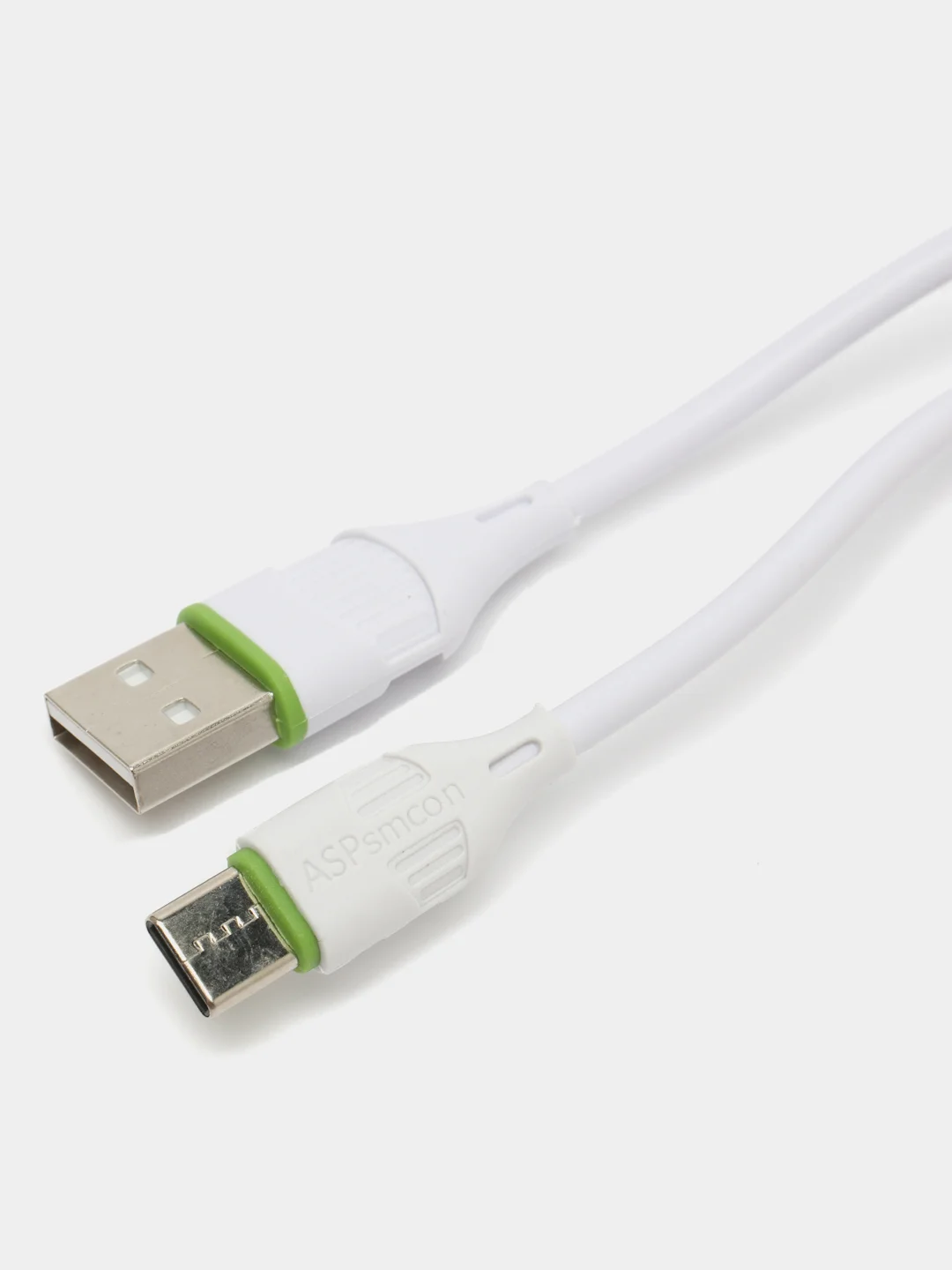 Белый usb-кабель Lightning, Type-C, Micro, 2 метра