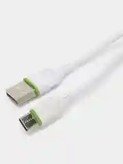 Белый usb-кабель Lightning, Type-C, Micro, 2 метра
