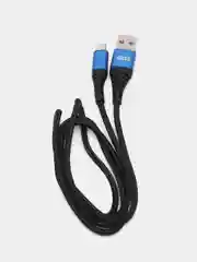 Черный кабель зарядный, на Type-C/ iPhone Lightning/ Micro/ USB провод зарядник шнур