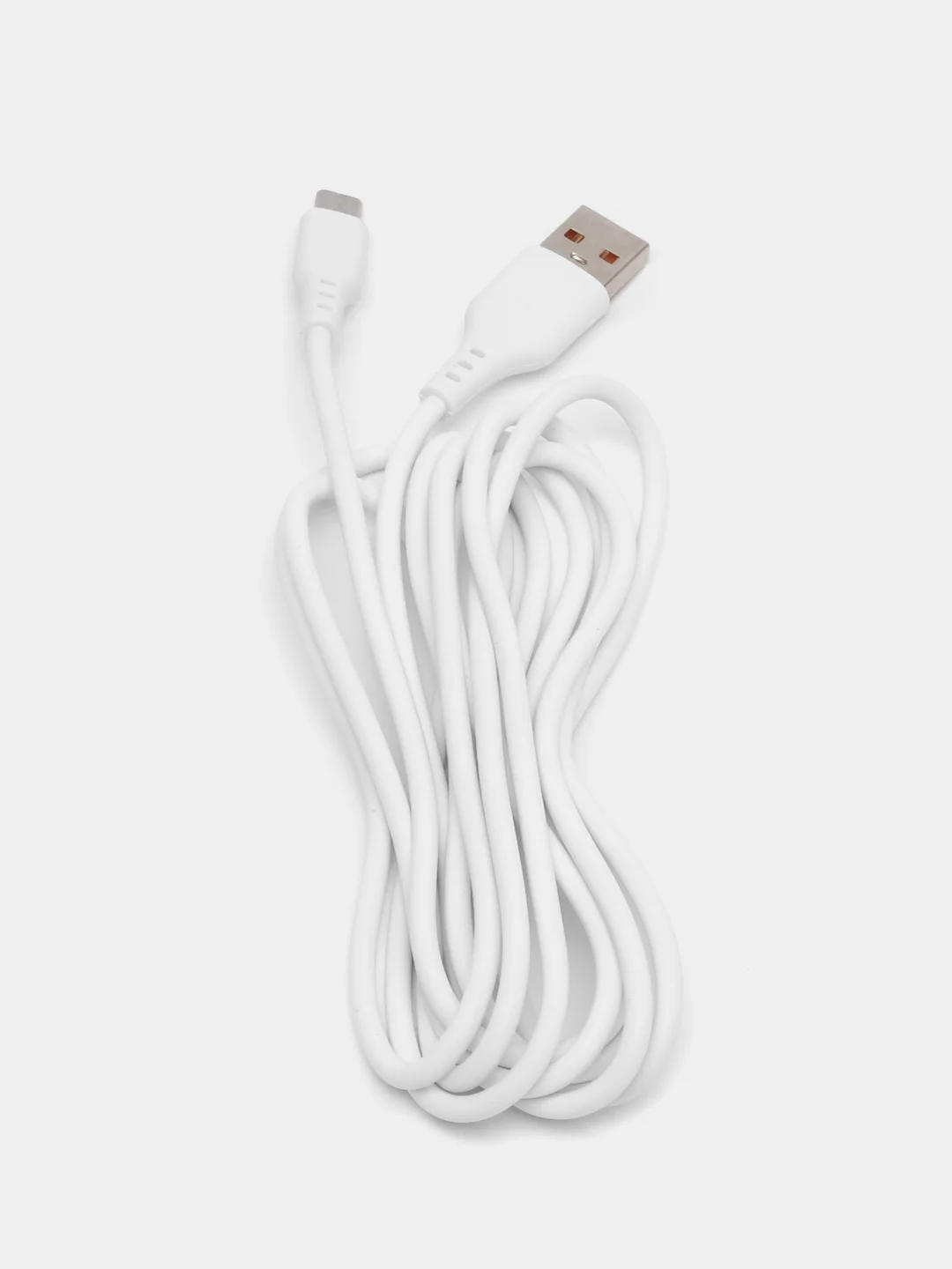 Белый кабель USB для зарядки, Lightning, Type-C, Micro, 2 м