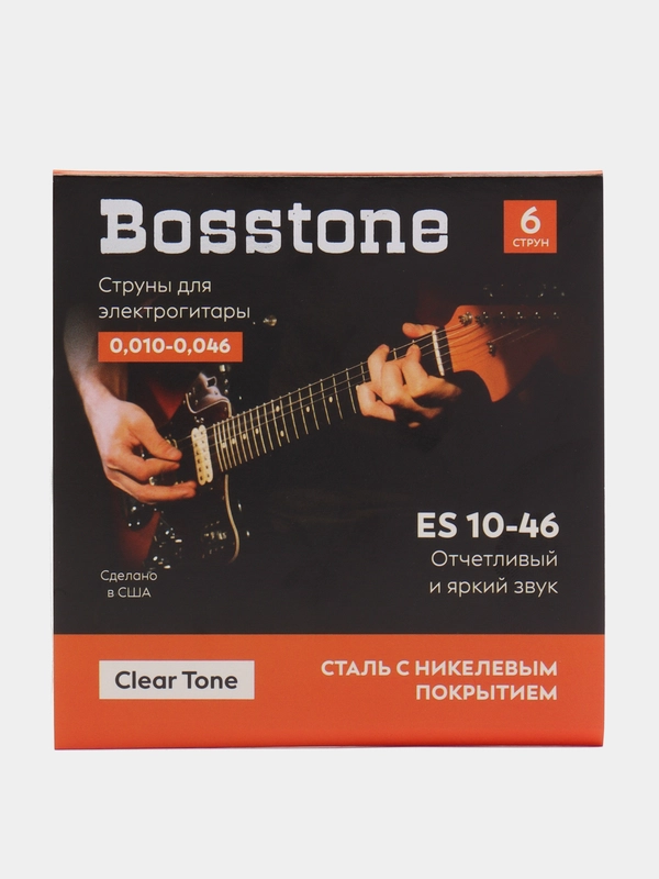 Струны для электрогитары, никель-сталь, Bosstone ES
