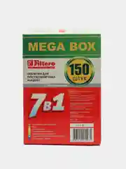 Таблетки Filtero для посудомоечных машин MEGA BOX, 7 в 1, 150 штук