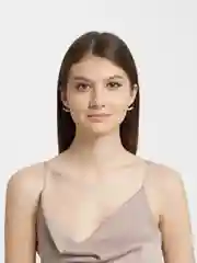 Прозрачный серьги женские гвоздики