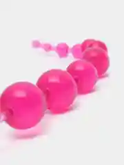 Розовый анальные бусы