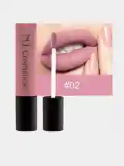 Пудровый жидкая матовая помада для губ NJ Cosmetics, 3.8 мл