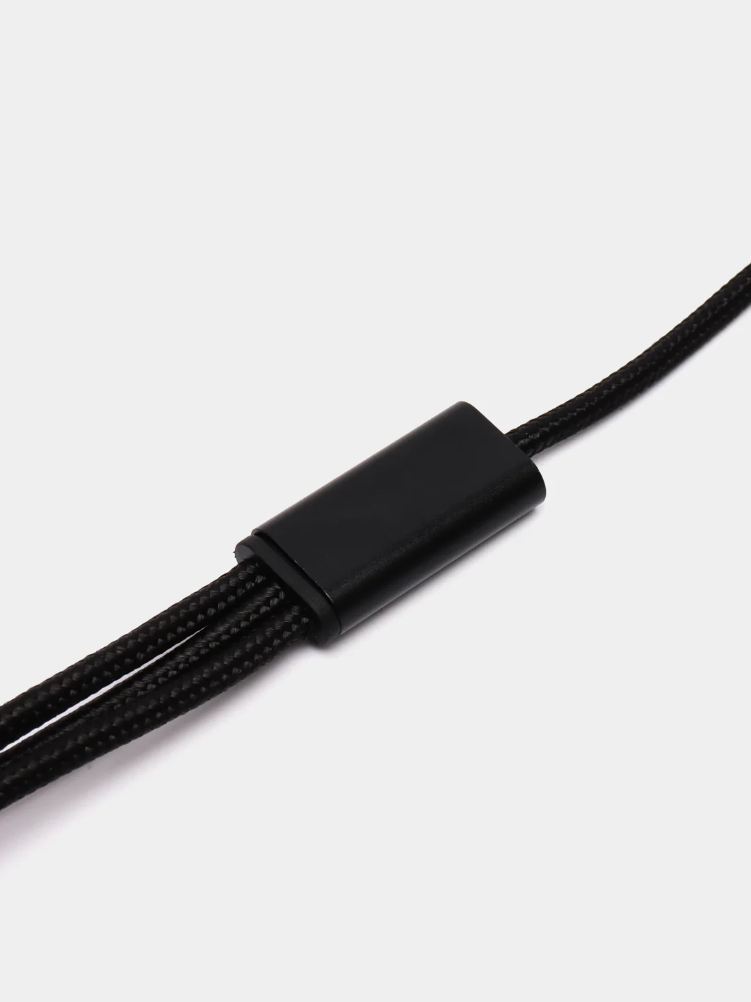 Черный кабель для зарядки 3 в 1 USB ( iPhone Lightening / Micro USB / Type - C ) универсальный