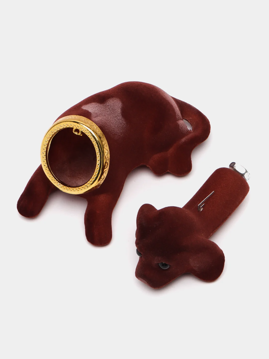 Коричневый собачка, качающая головой, на приборную панель, 4 цвета