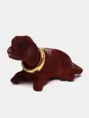 Коричневый собачка, качающая головой, на приборную панель, 4 цвета