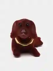 Коричневый собачка, качающая головой, на приборную панель, 4 цвета