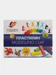 Пластилин 18 цветов 360 г "Классика"