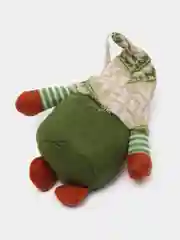 Бежевый гном новогодний