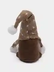 Коричневый гном новогодний