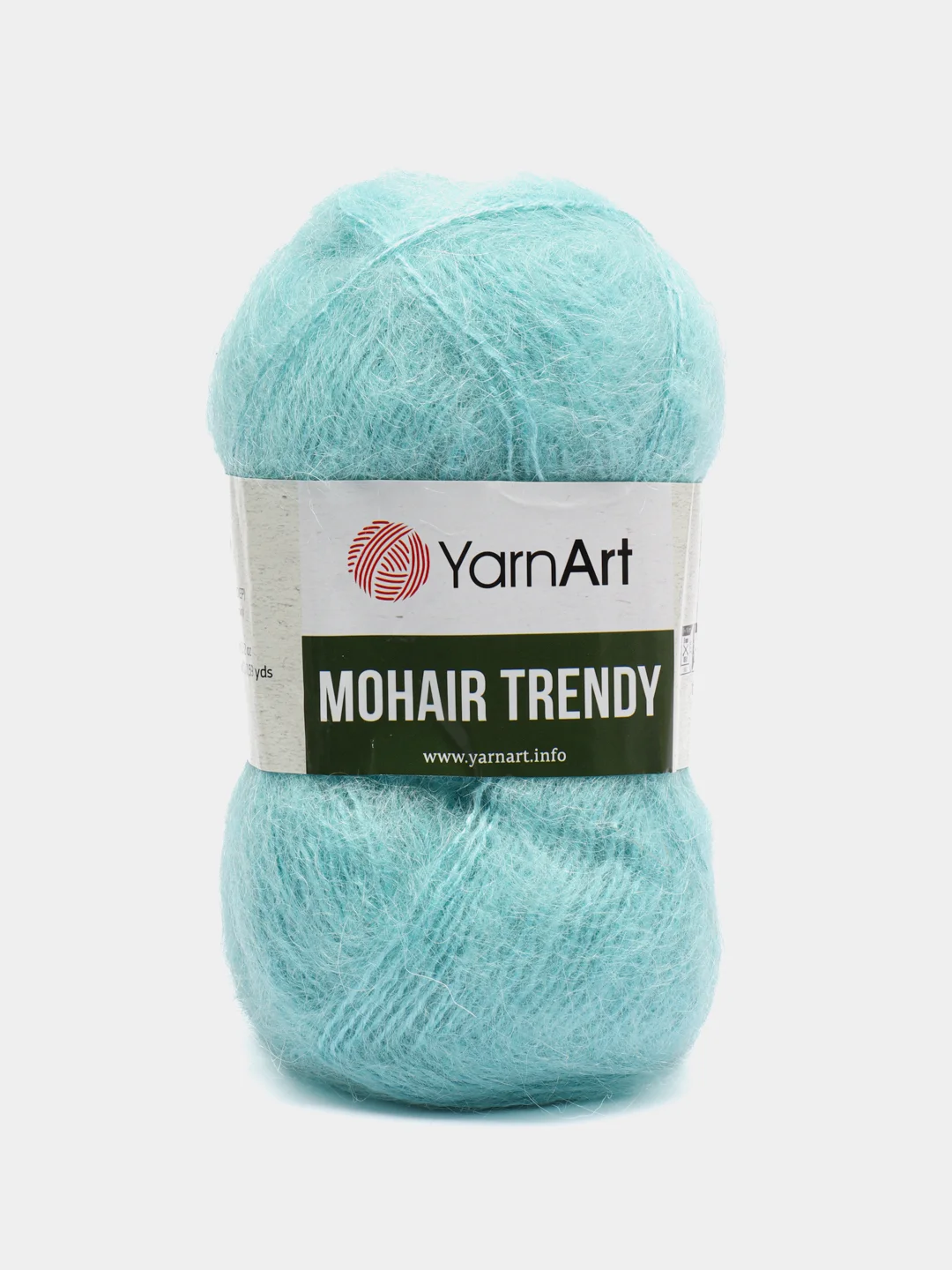 Бирюзовый пряжа YarnArt Mohair Trendy (Мохер Тренди Ярн арт), мохер и акрил