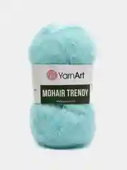 Бирюзовый пряжа YarnArt Mohair Trendy (Мохер Тренди Ярн арт), мохер и акрил