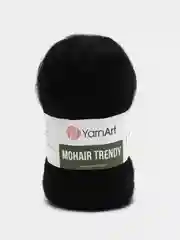 Черный пряжа YarnArt Mohair Trendy (Мохер Тренди Ярн арт), мохер и акрил
