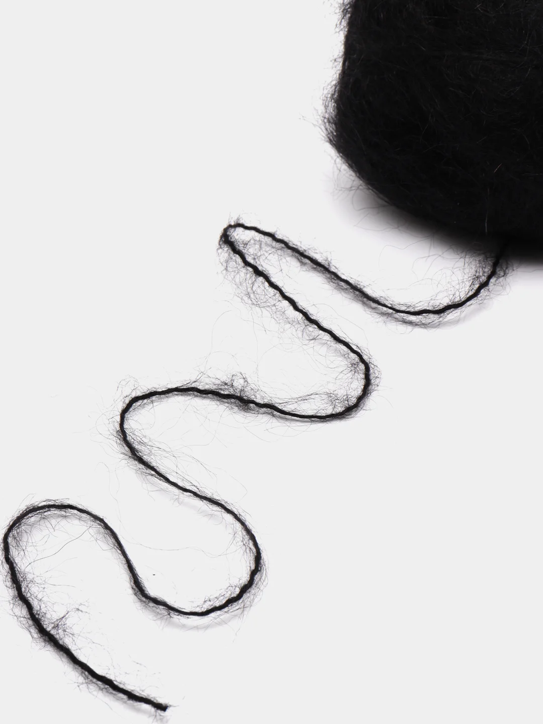 Черный пряжа YarnArt Mohair Trendy (Мохер Тренди Ярн арт), мохер и акрил