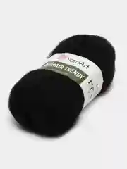 Черный пряжа YarnArt Mohair Trendy (Мохер Тренди Ярн арт), мохер и акрил