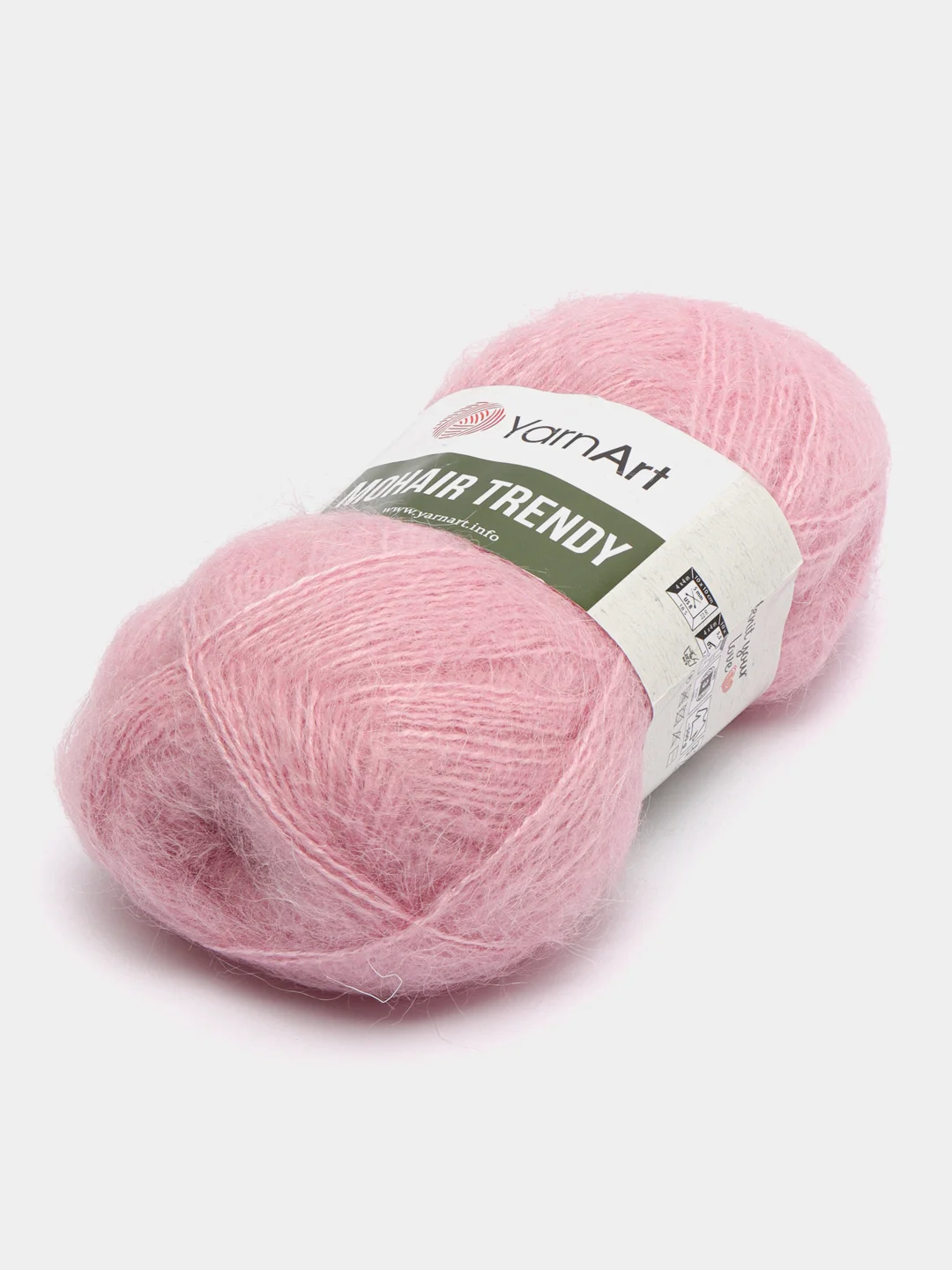 Розовый пряжа YarnArt Mohair Trendy (Мохер Тренди Ярн арт), мохер и акрил