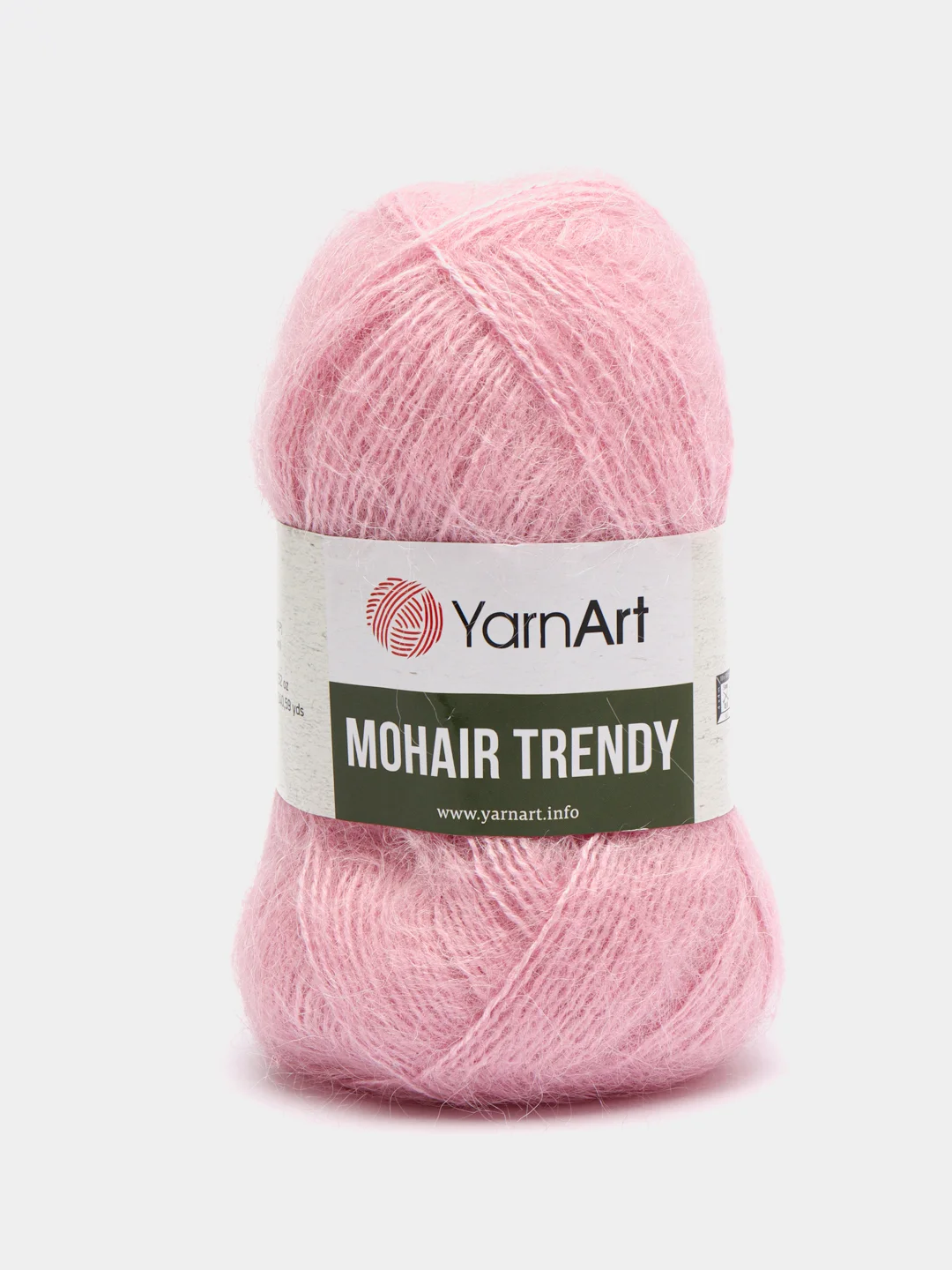 Розовый пряжа YarnArt Mohair Trendy (Мохер Тренди Ярн арт), мохер и акрил