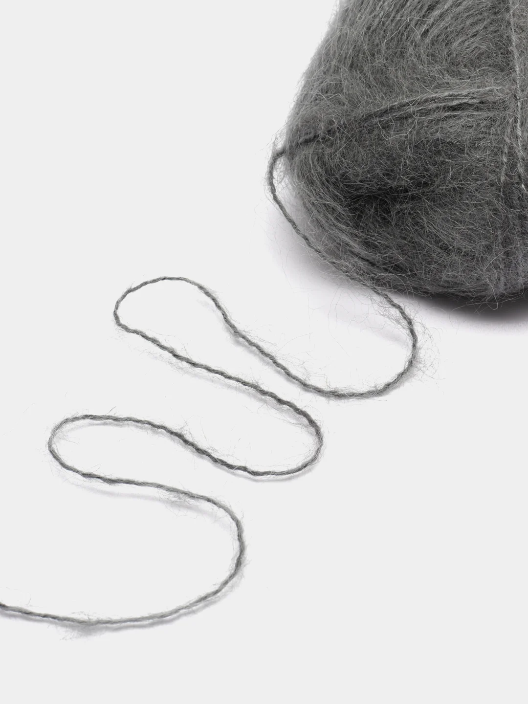 Приглушённый хаки пряжа YarnArt Mohair Trendy (Мохер Тренди Ярн арт), мохер и акрил