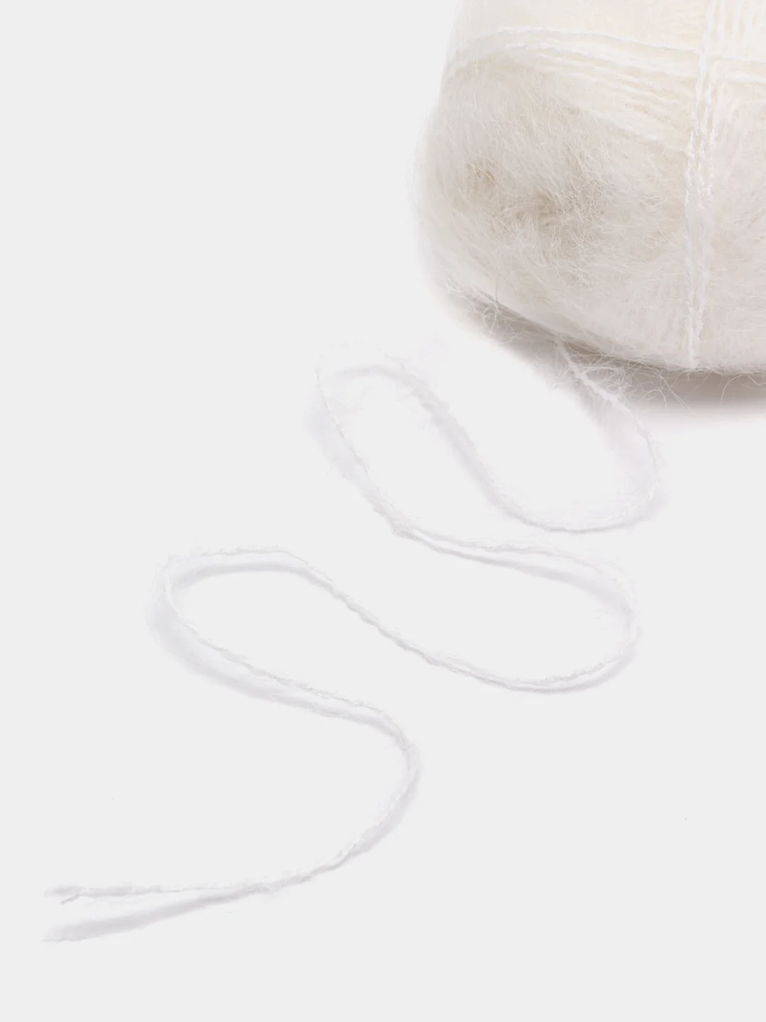 Белый пряжа YarnArt Mohair Trendy (Мохер Тренди Ярн арт), мохер и акрил
