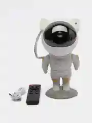 Белый ночник, проектор звездного неба "Космонавт"