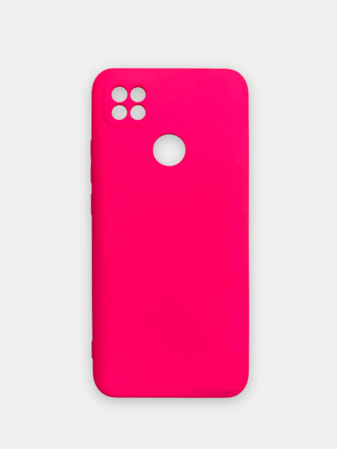 Фуксия чехол Silicone Cove Xiaomi Redmi 9C, Redmi 9C NFC, Redmi 10A силиконовый, с закрытым низом